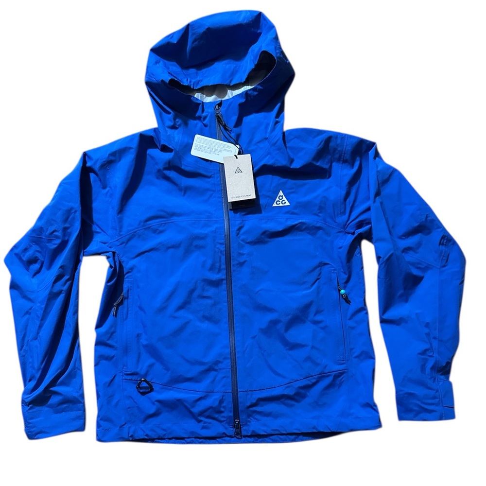 Nike ACG Morpho Storm-Fit ADV Blue Rain Jacket HJ2687-480 ~ Size Small